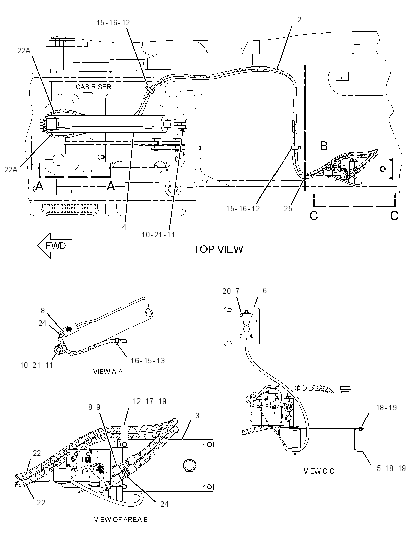 CONTROL GP-CAB TILT 2733892 CAT