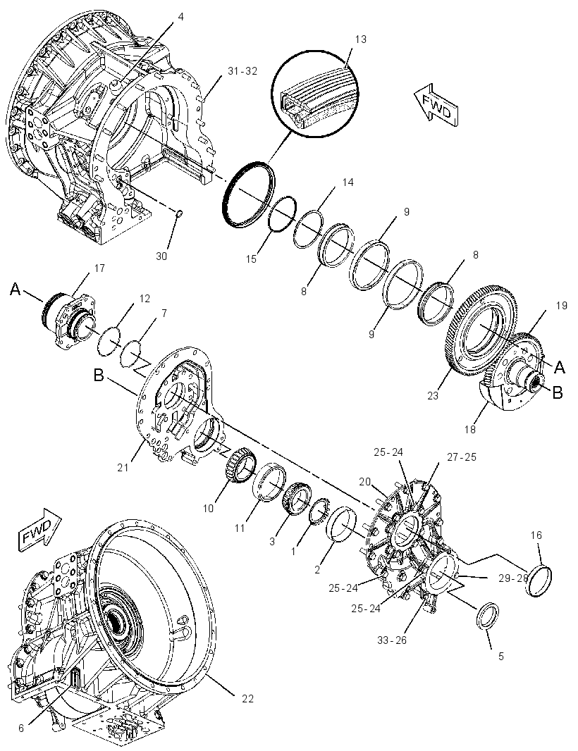 HOUSING GP-TORQUE CONVERTER 2942712 CAT