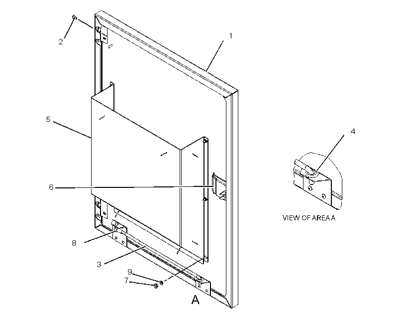 DOOR AS 2612542 CAT