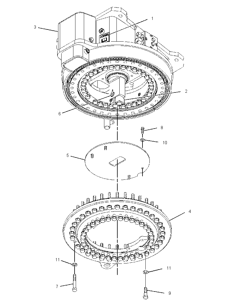 ROTATOR & MTG GP-HYDRAULIC 2956540 CAT