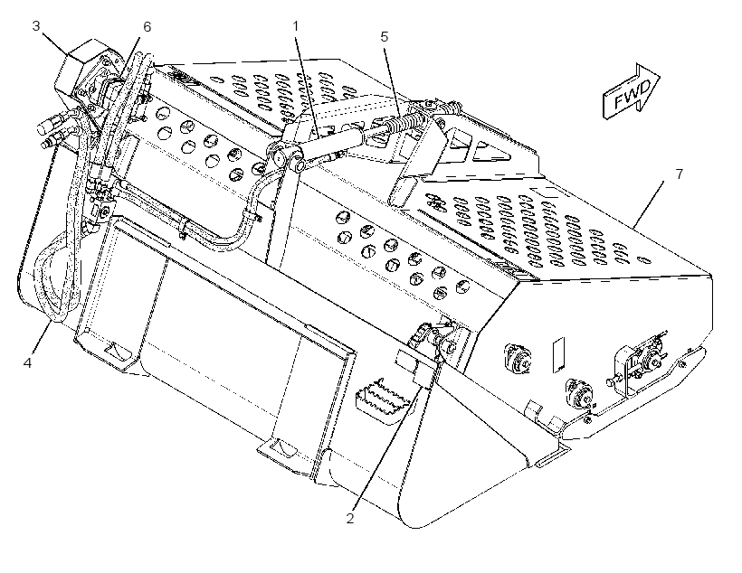 LANDSCAPE RAKE AR 2249221 CAT