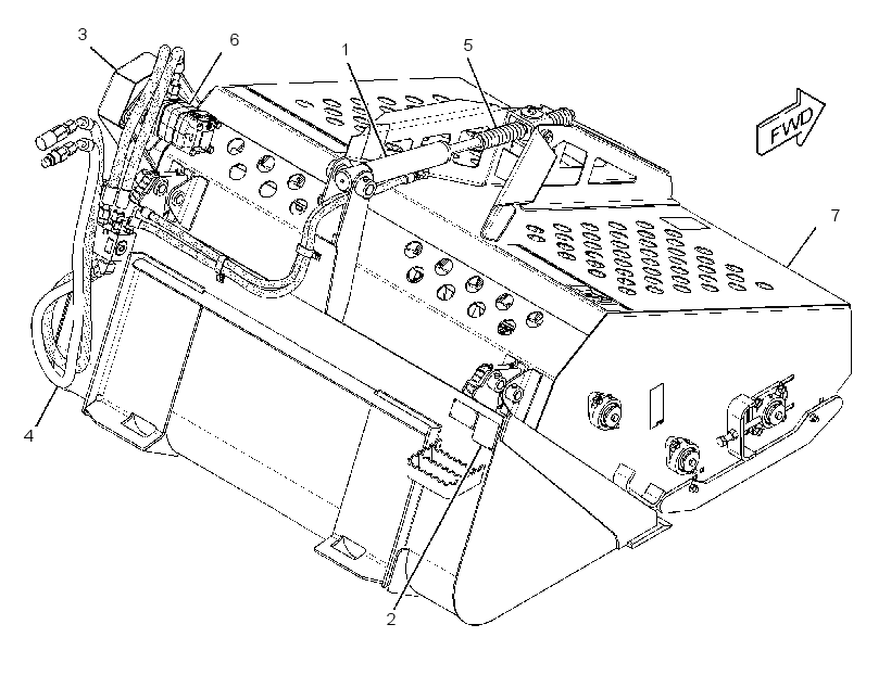 LANDSCAPE RAKE AR 2249220 CAT