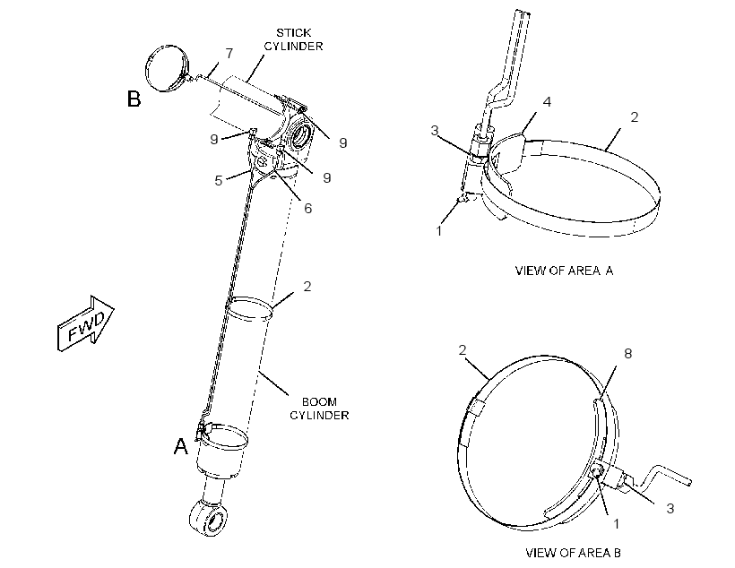 Трубопроводы смазки 2851200 CAT