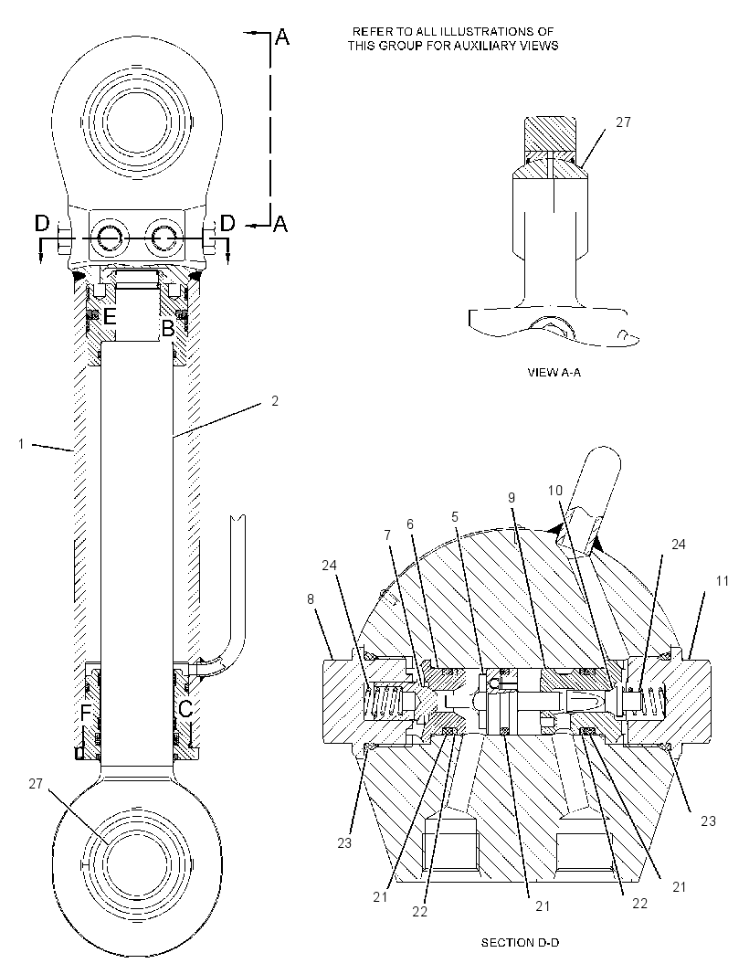 CYLINDER GP-BLADE 2659256 CAT