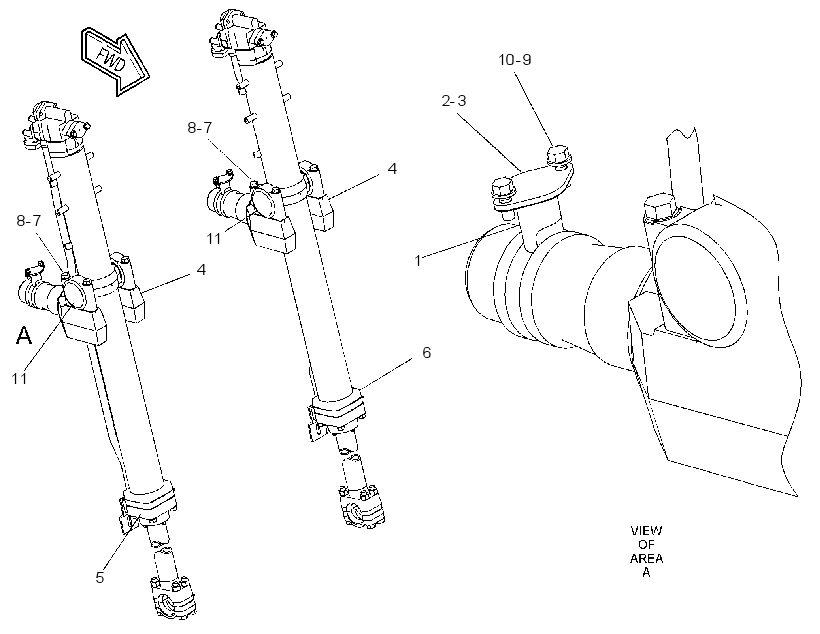 CYLINDER & MTG GP-LIFT 3017378 CAT