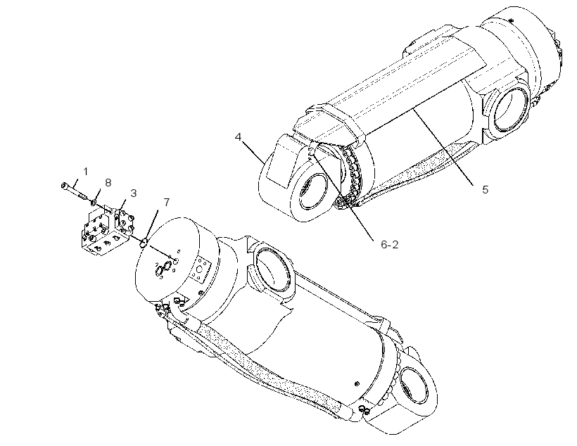 CYLINDER & VALVE GP 2405496 CAT