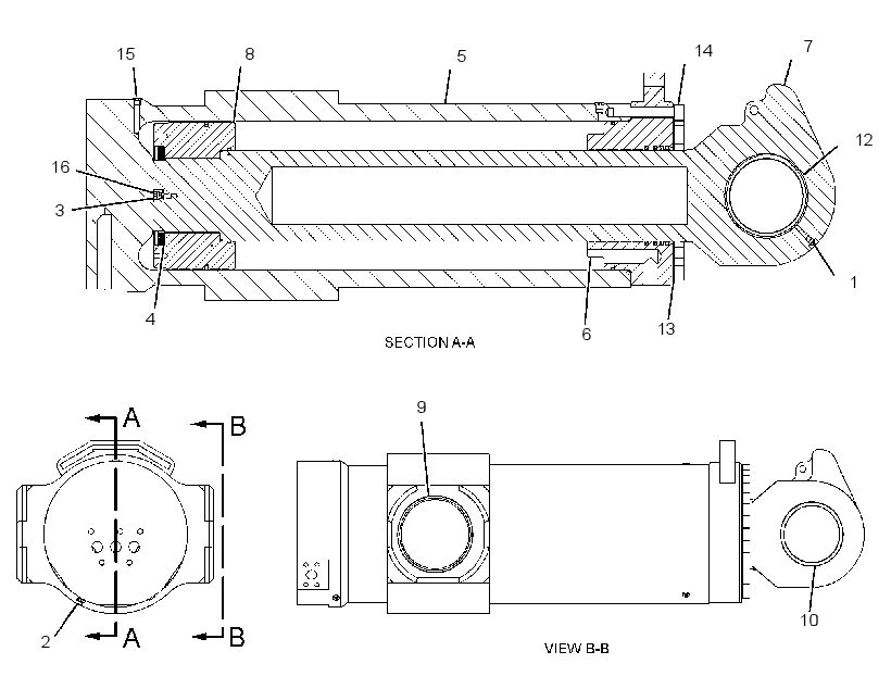 CYLINDER GP-SHEAR 2405484 CAT