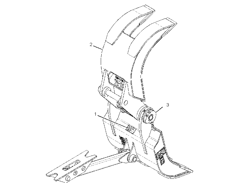 GRAPPLE AR-MECHANICAL 2828316 CAT