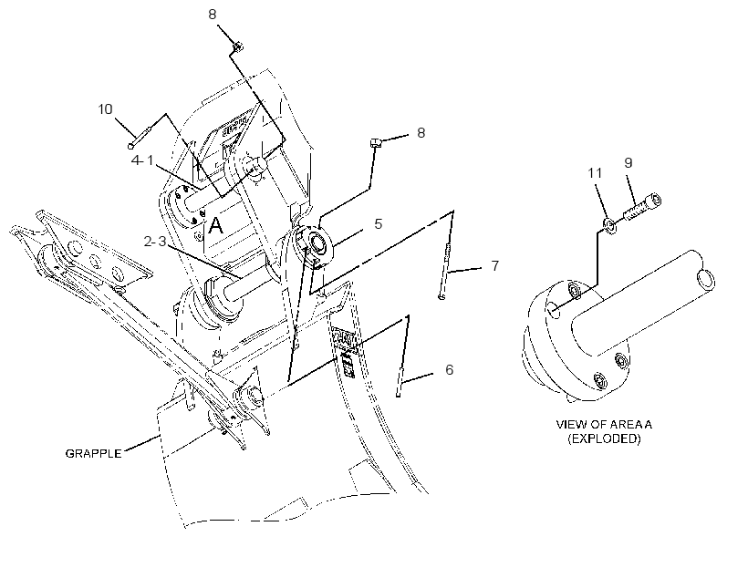 PIN GP-GRAPPLE 2809011 CAT