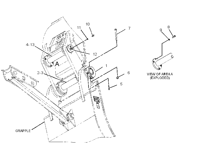 PIN GP-GRAPPLE 2822583 CAT