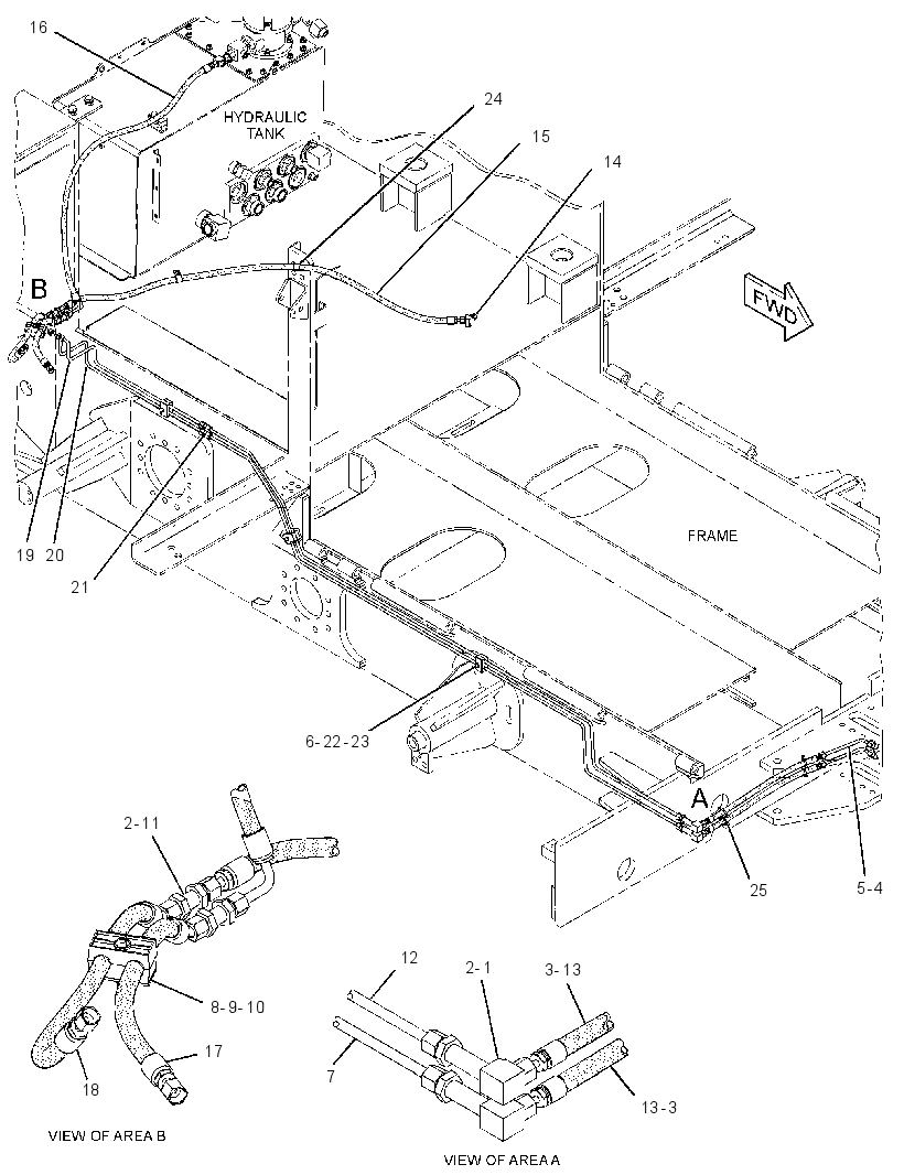 LINES GP-TRUCK HITCH 2362082 CAT