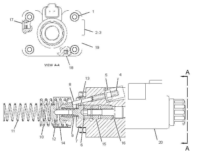 VALVE GP-MOTOR CONTROL 2830018 CAT