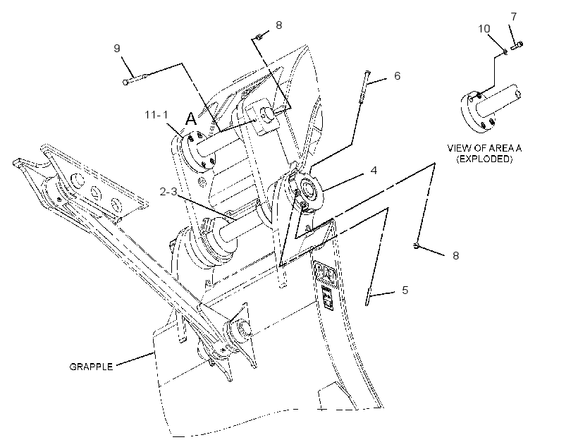 PIN GP-GRAPPLE 2810355 CAT