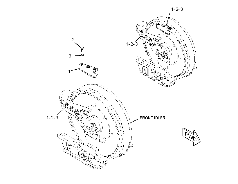 SCRAPER GP-IDLER 3086189 CAT