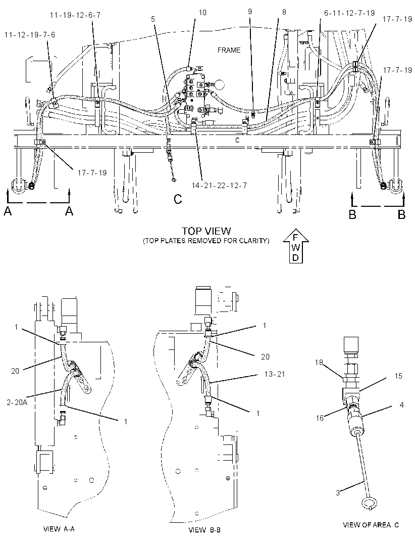 LINES GP-SCREED 2707229 CAT