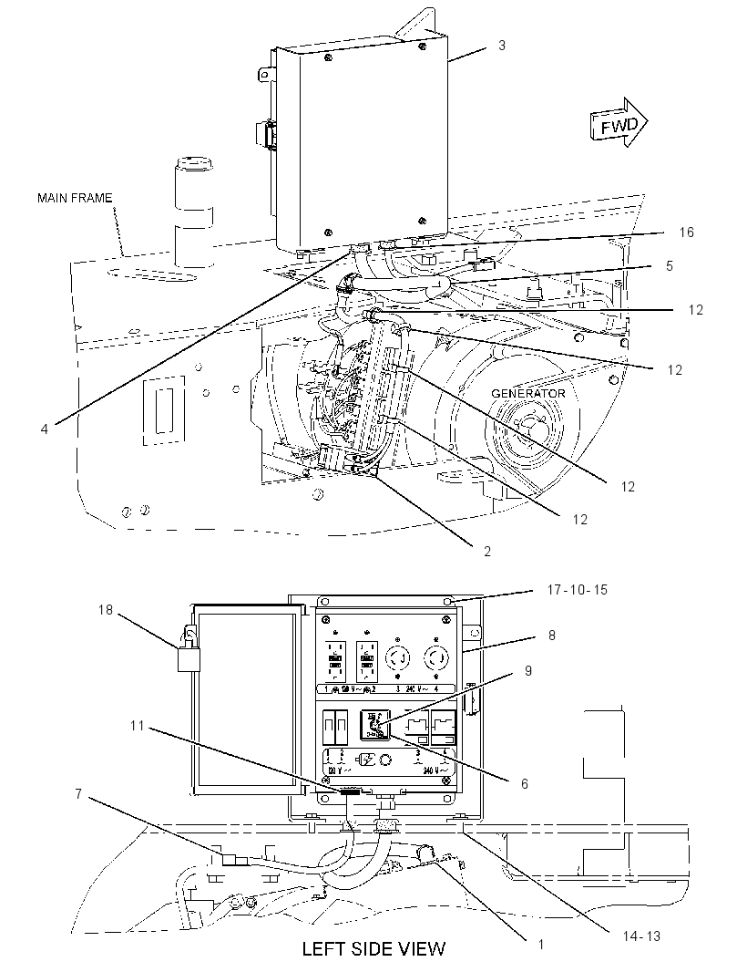 WIRING GP-POWER RECEPTACLE 3023912 CAT