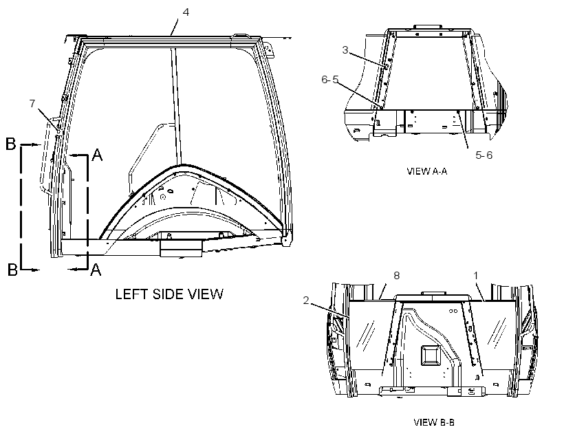 CANOPY GP-OPEN ROPS 2843463 CAT