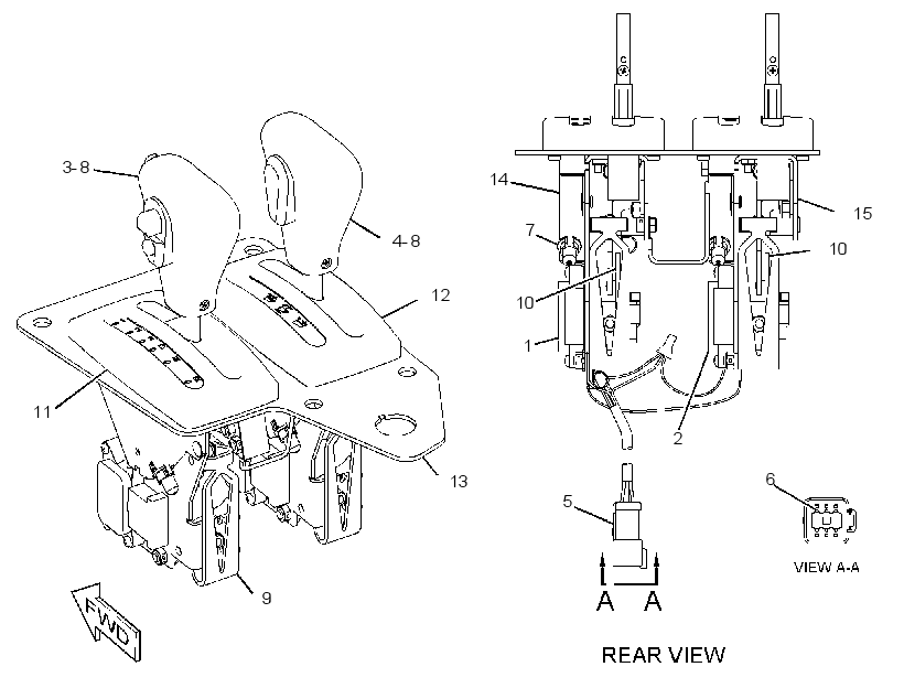 CONTROL GP-XMSN & HOIST 3006861 CAT
