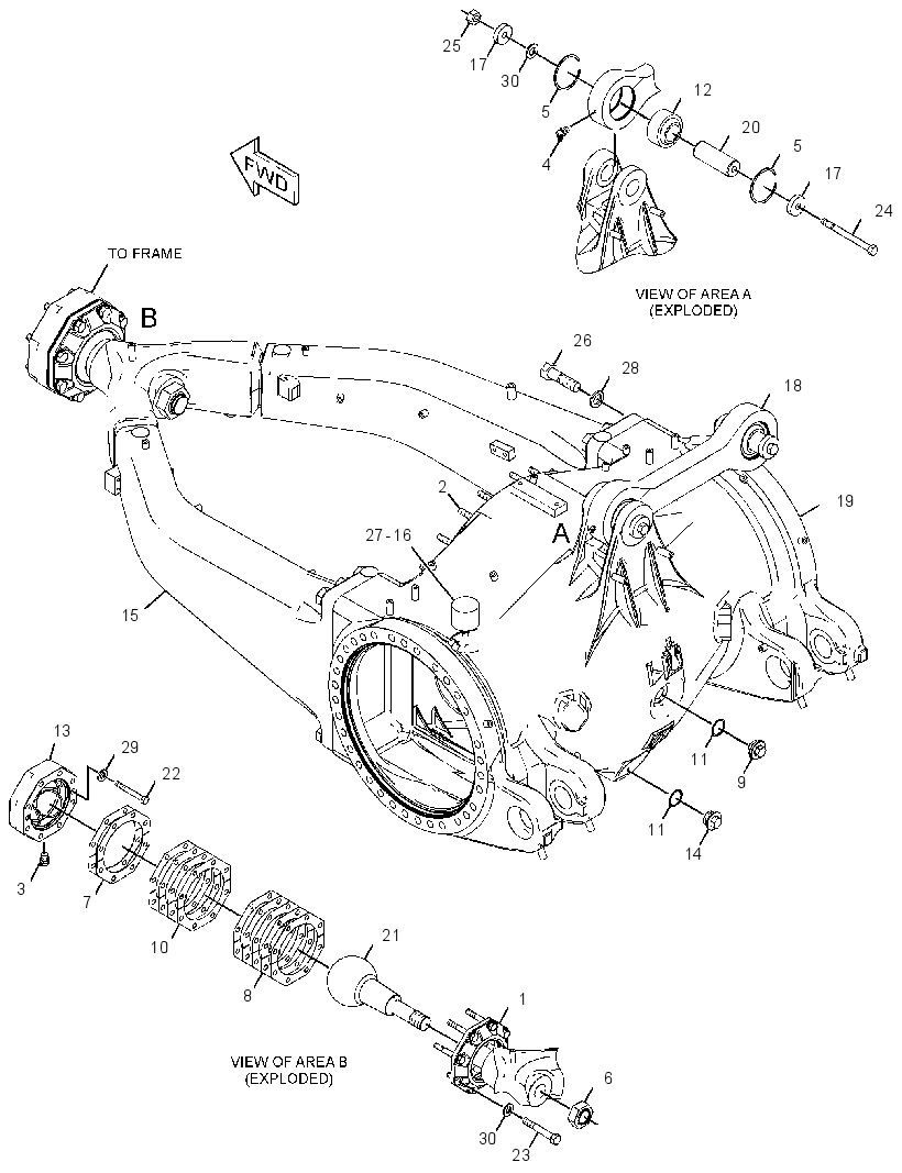 HOUSING GP-REAR AXLE 2995003 CAT