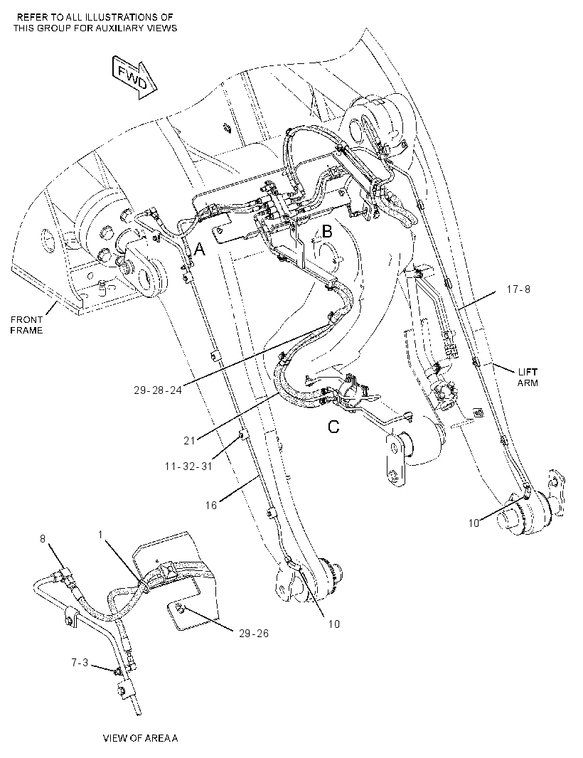 LUBRICATION LINES GP 2822762 CAT