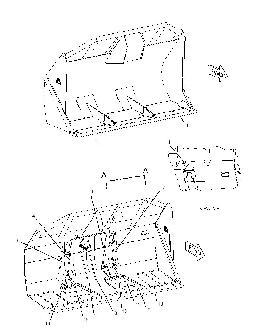 BUCKET AS-REFUSE 2204885 CAT