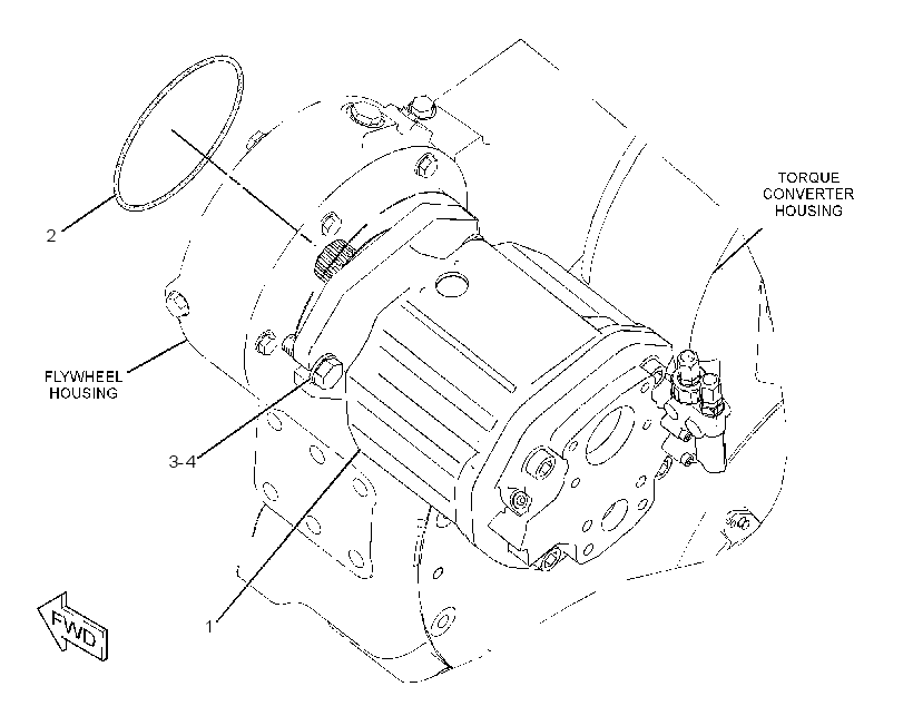 PUMP & MTG GP-IMPLEMENT 2812861 CAT