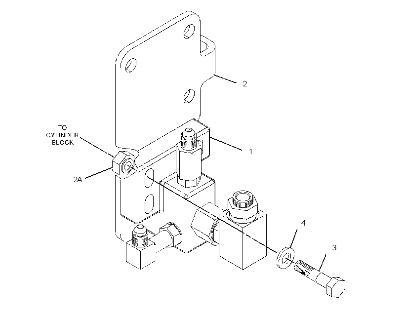 MANIFOLD & MTG GP-NOZ CLEANING 3081374 CAT