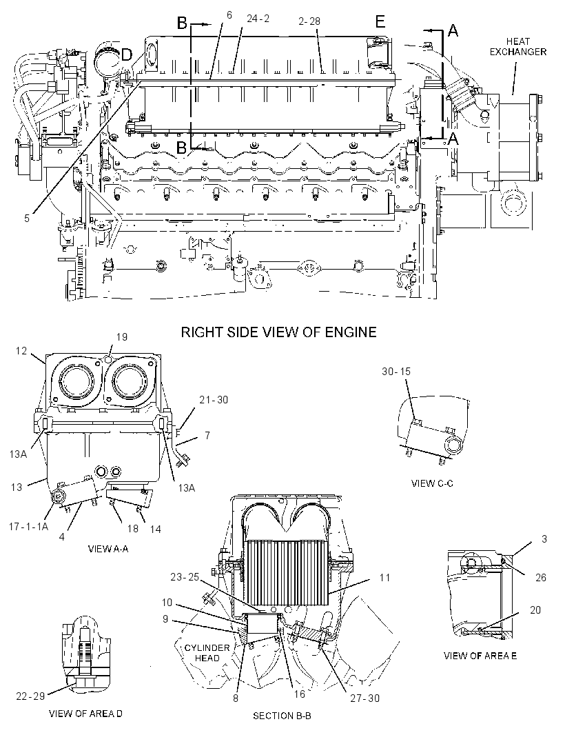 AFTERCOOLER GP-RAW WATER 3053729 CAT