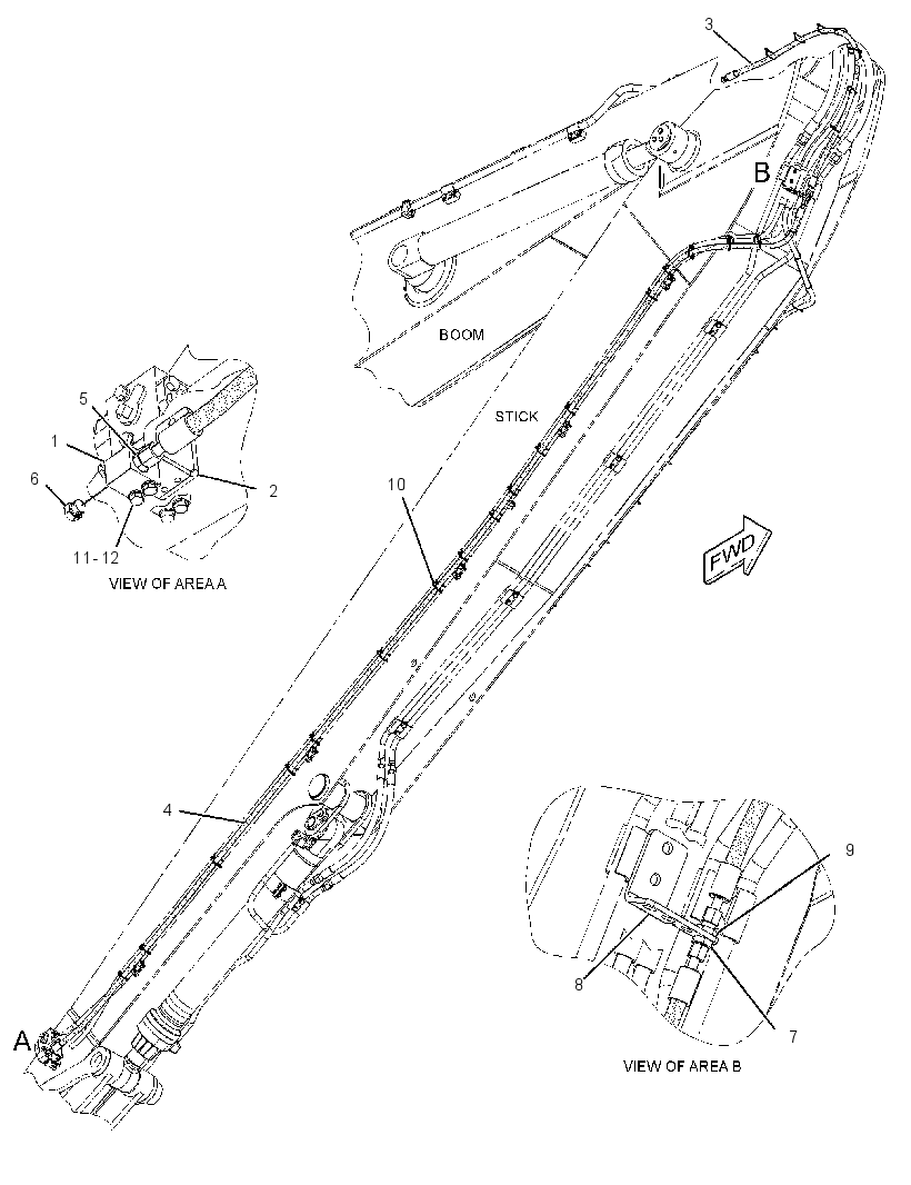 LINES GP-STICK DRAIN 2911997 CAT