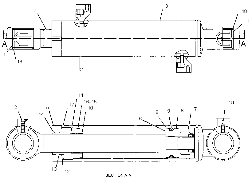 CYLINDER GP-BLADE 2937158 CAT