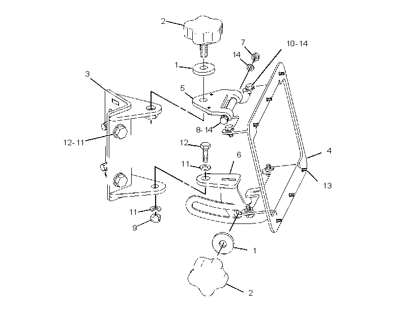 MOUNTING GP-MONITOR 2960612 CAT