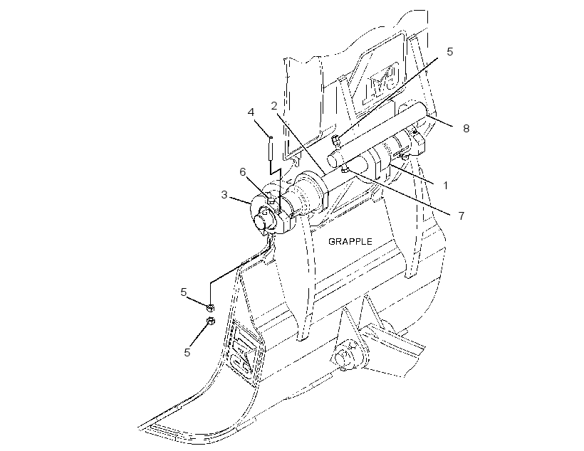 PIN GP-GRAPPLE 3572052 CAT