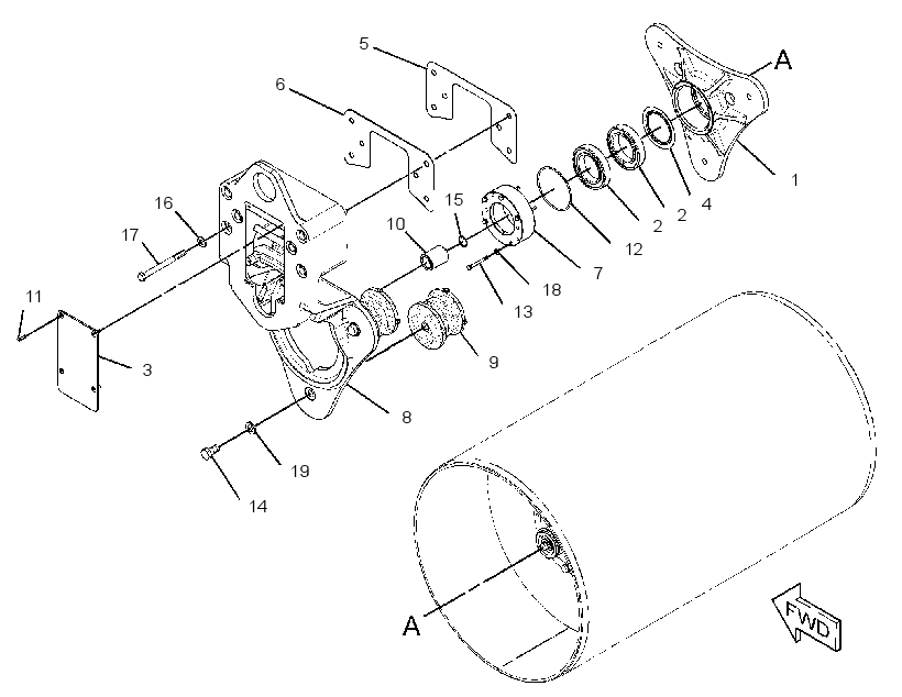 SUPPORT GP-MOTOR 2604646 CAT