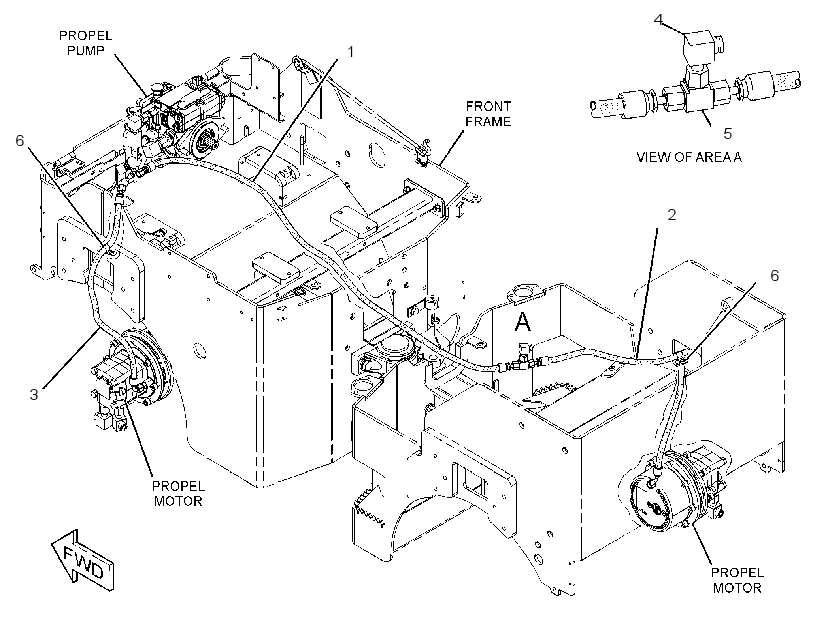 Трубопроводы тормозные 2604666 CAT