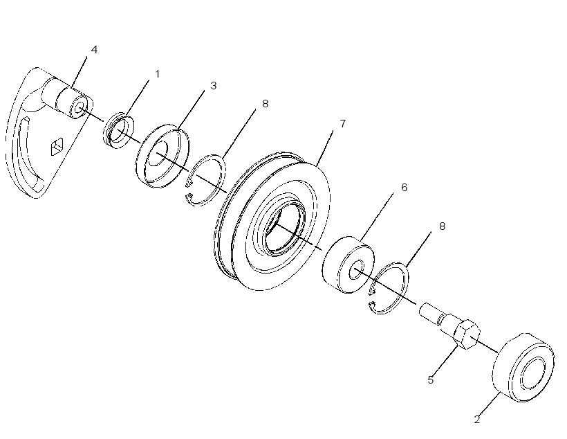 PULLEY AS-IDLER 1470782 CAT