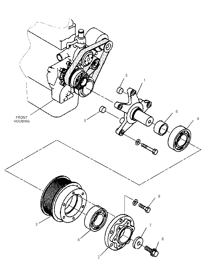 PULLEY GP-ENGINE 2964660 CAT