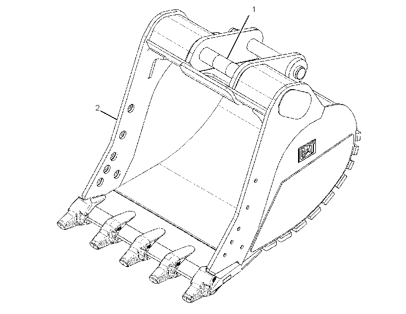 BUCKET AR-HEAVY DUTY ROCK 2980016 CAT