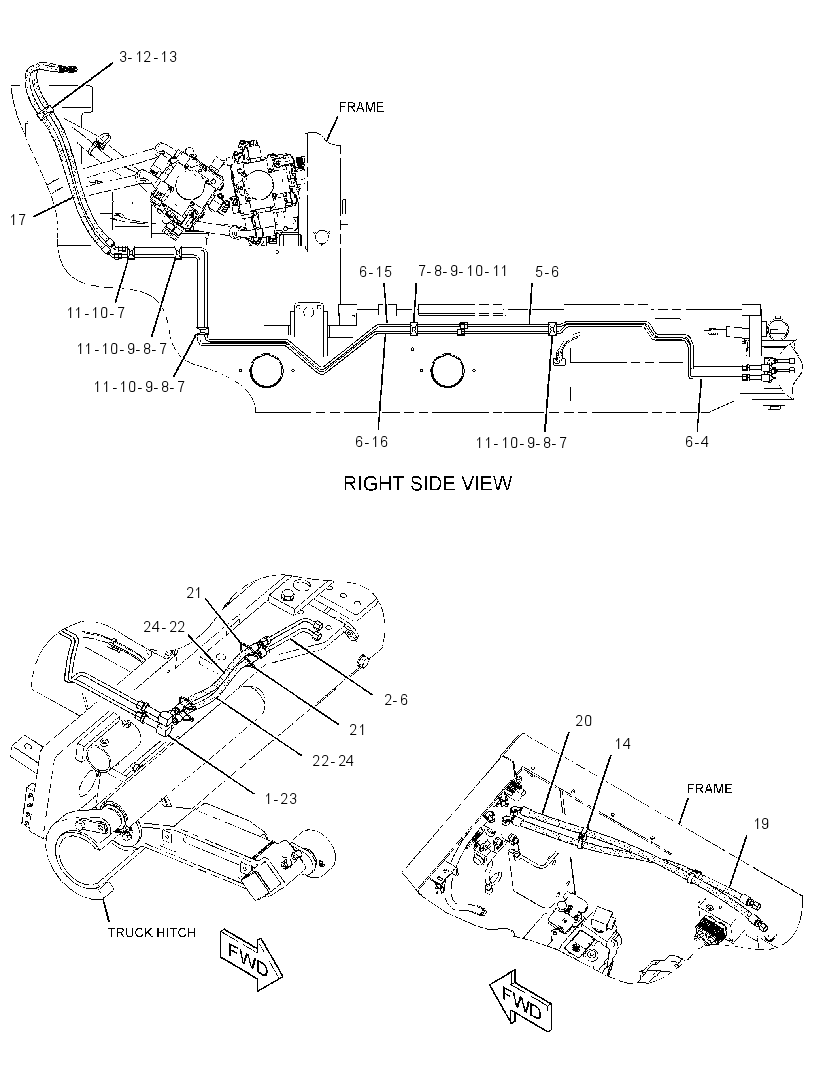 LINES GP-TRUCK HITCH 2732462 CAT