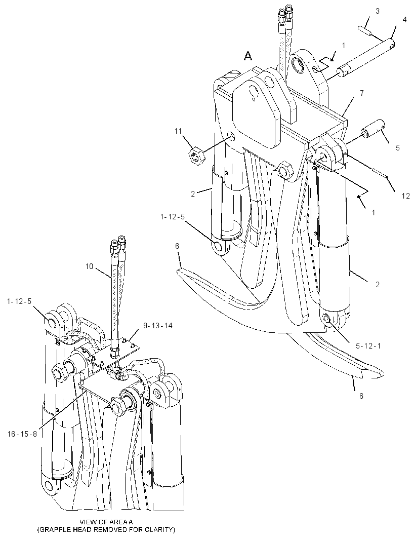 GRAPPLE AR-SORTING 2828454 CAT