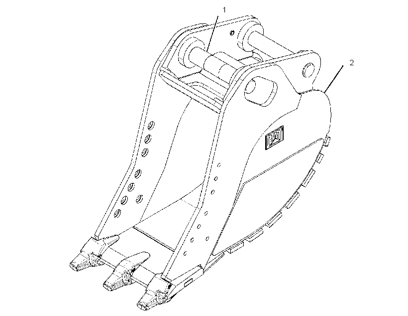BUCKET GP-HEAVY DUTY ROCK 2774027 CAT