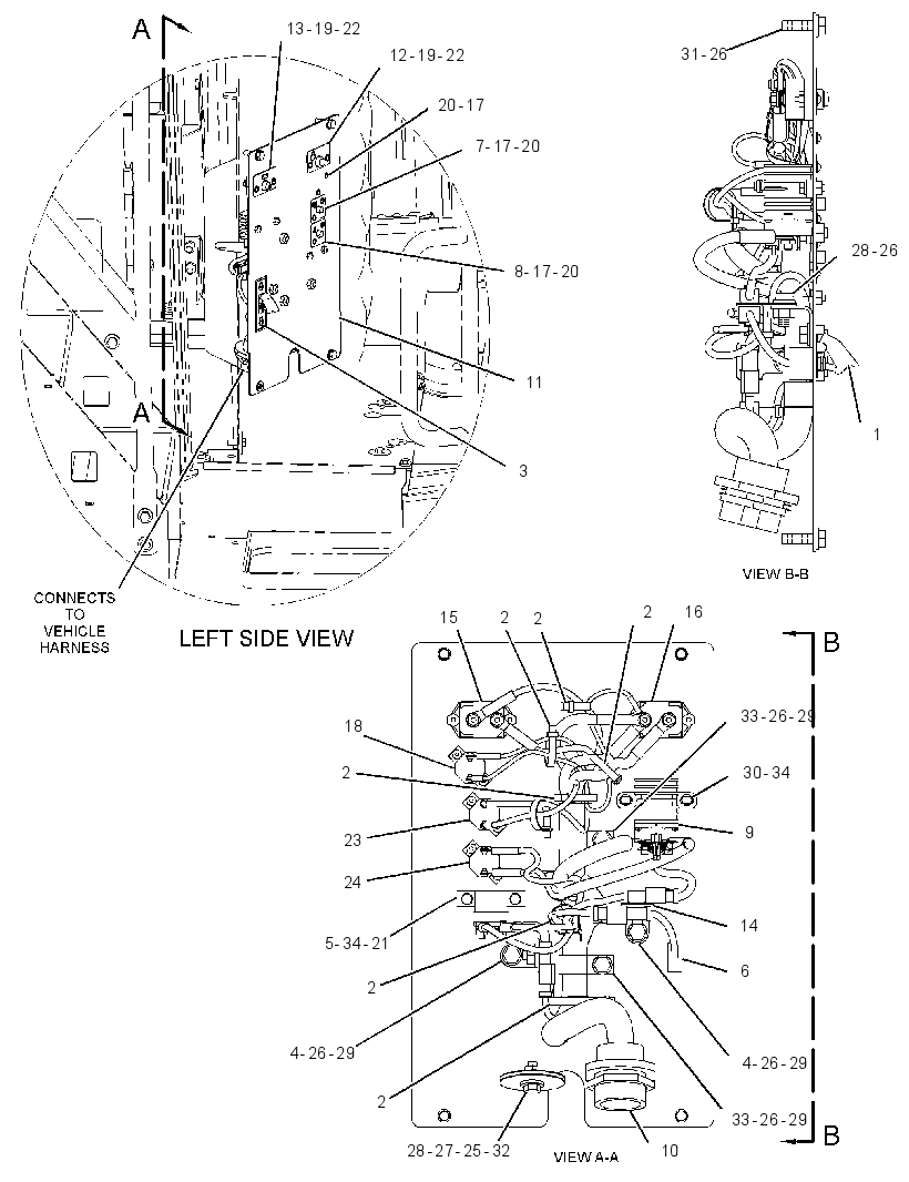 WIRING GP-RELAY PANEL 2857340 CAT