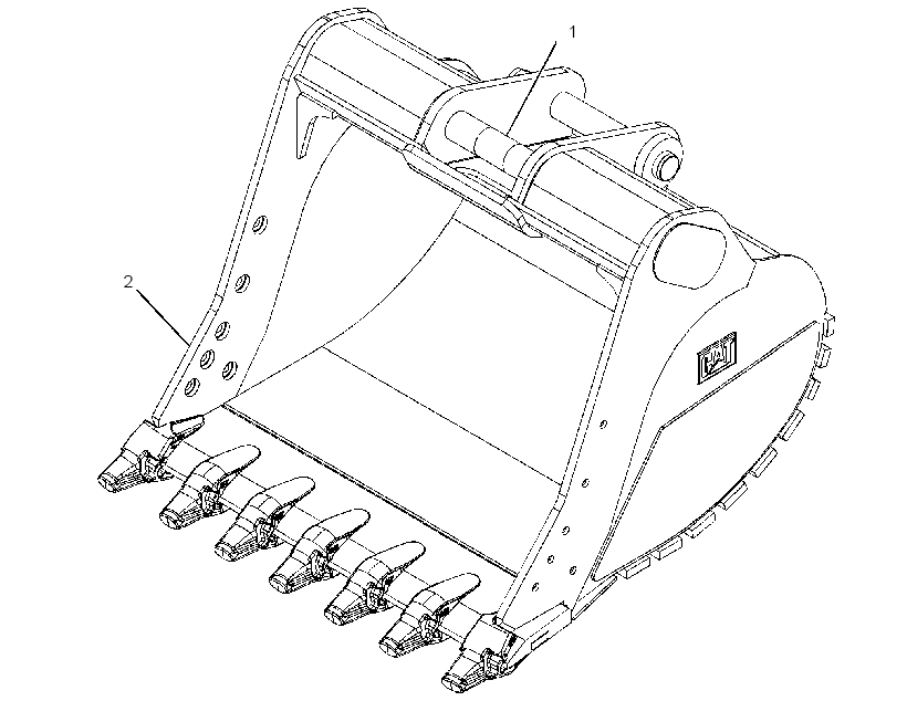BUCKET AR-HEAVY DUTY ROCK 2980018 CAT