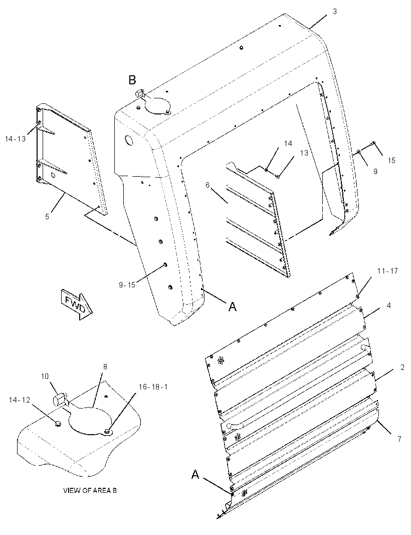 COWLING GP 2451113 CAT
