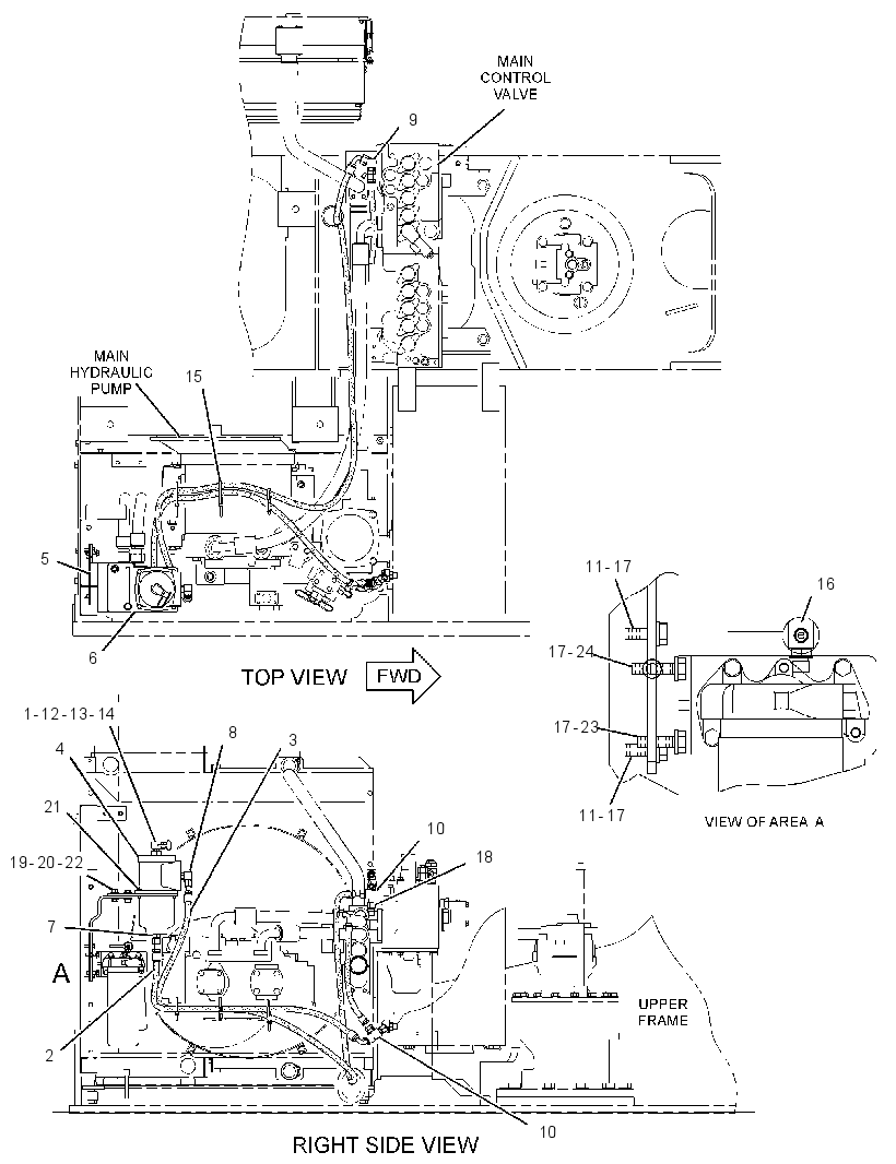 FILTER & LINES GP-HYDRAULIC 2875700 CAT