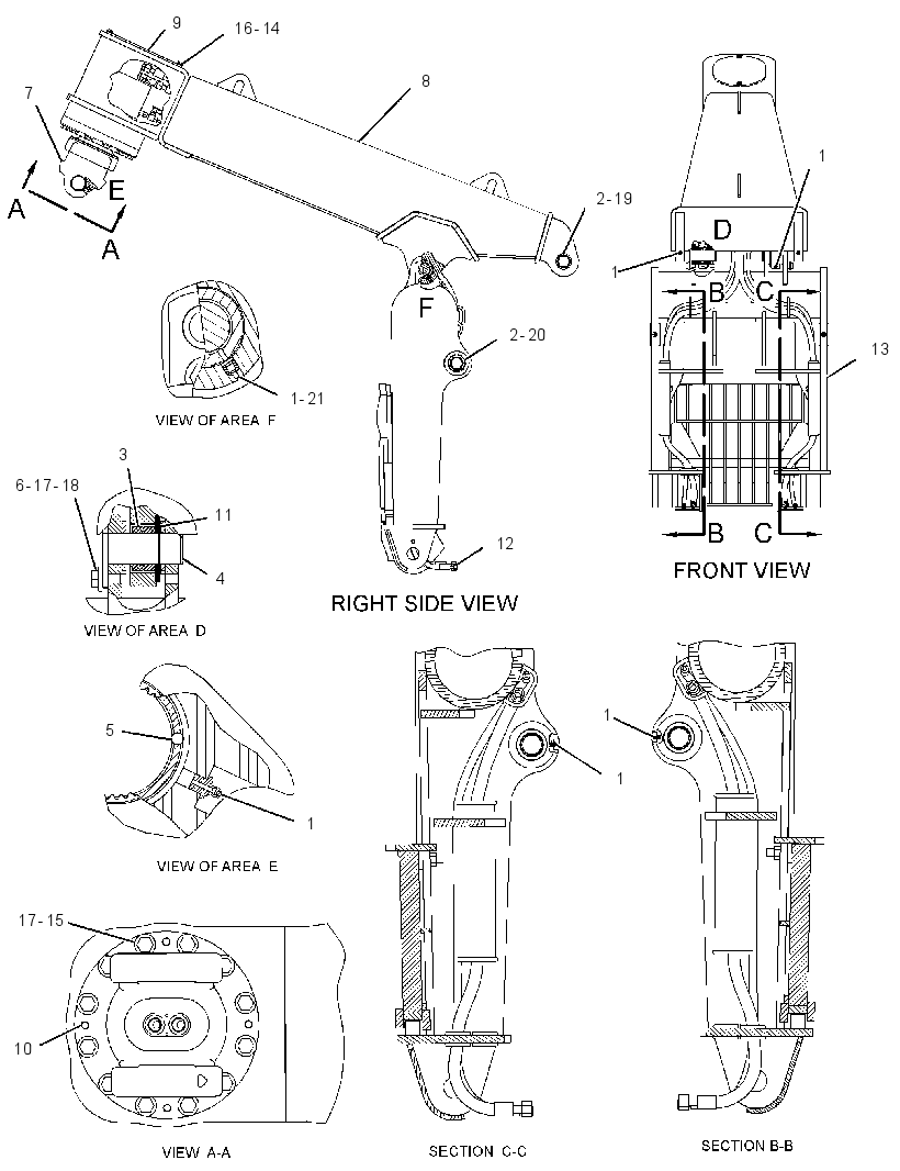 FRAME GP-GRAPPLE 2762040 CAT