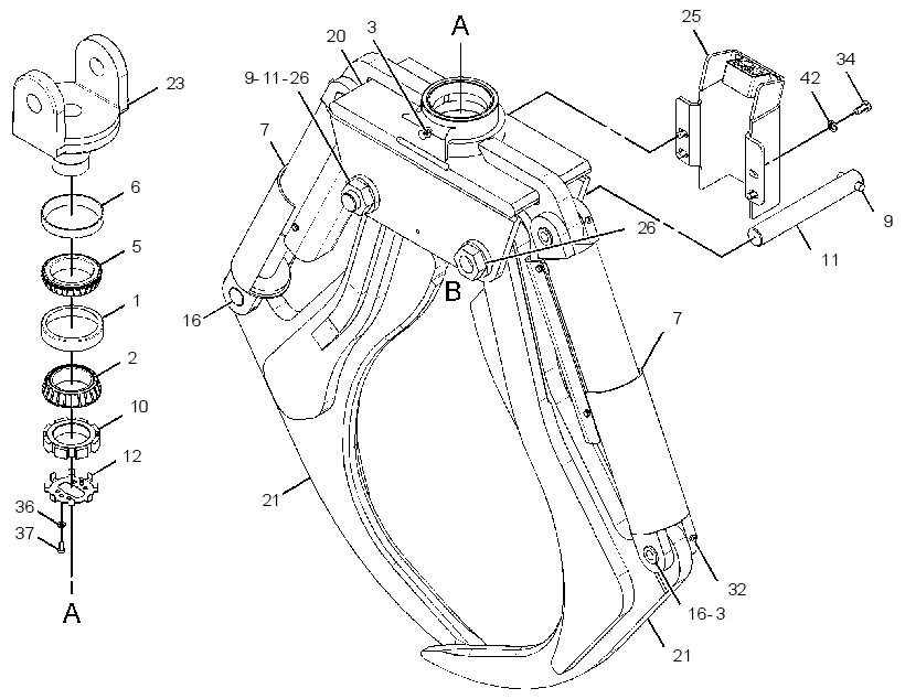 HEAD GP-GRAPPLE 2475016 CAT