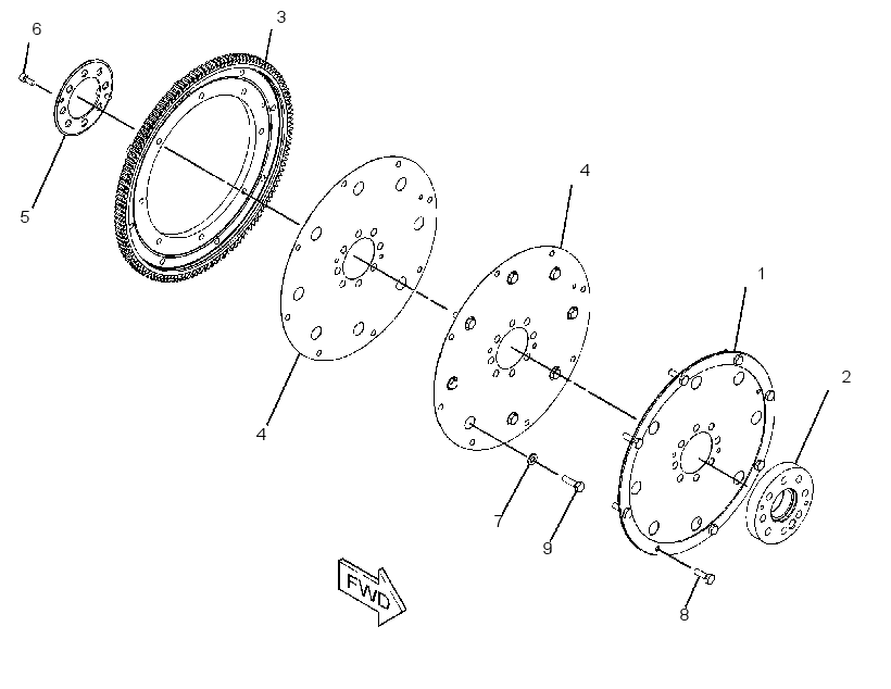 PLATE GP-DRIVE 2653154 CAT