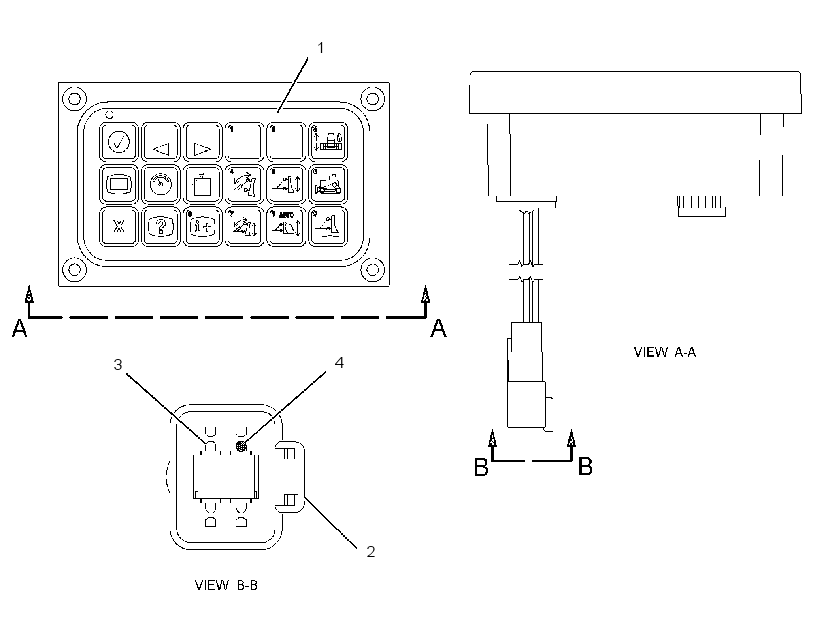 MODULE GP-MONITOR KEYPAD 2259217 CAT