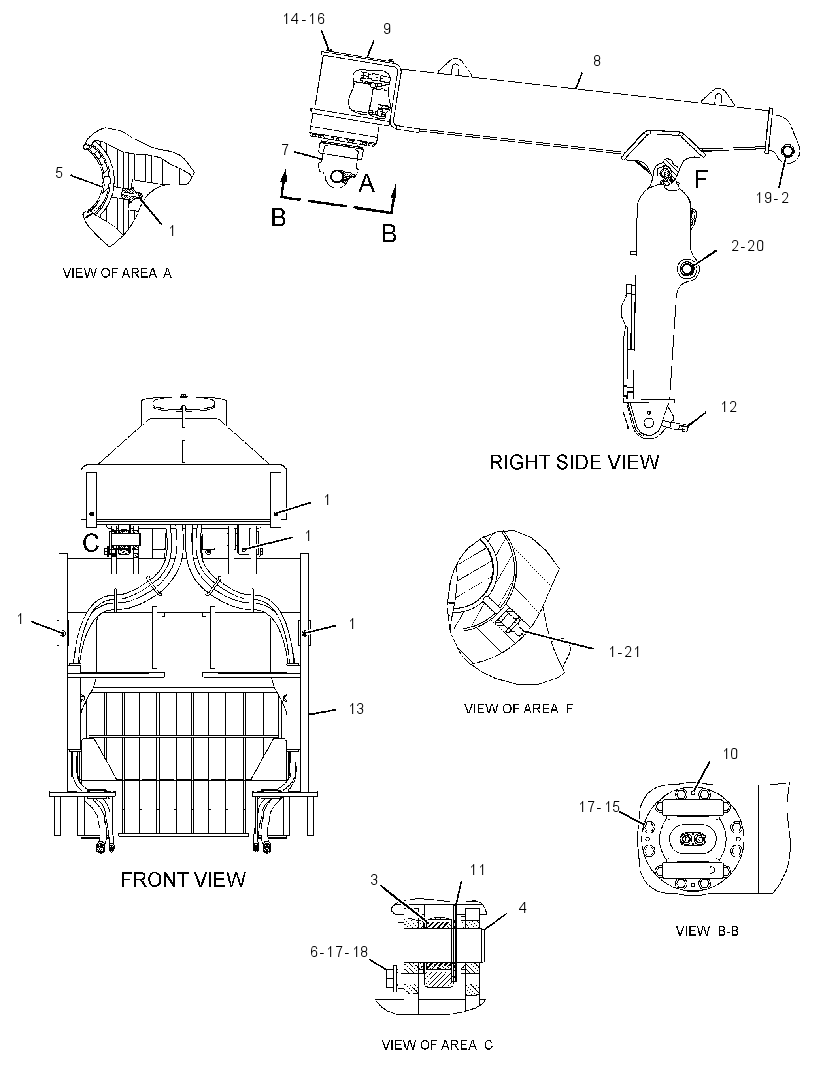 FRAME GP-GRAPPLE 2762042 CAT