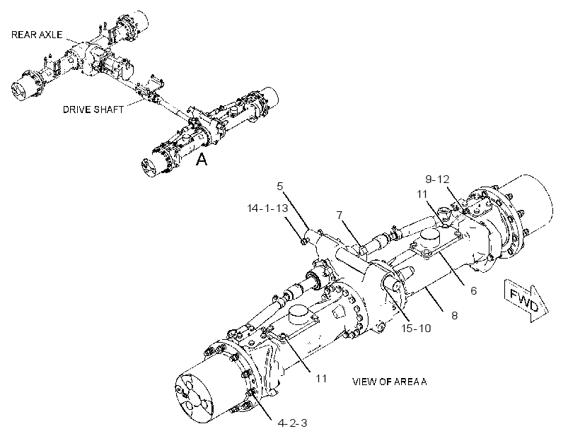 AXLE & MTG AR-FRONT 2417435 CAT